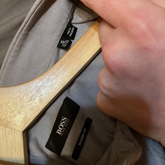 BOSS HUGO BOSS Button Up 15 32/33 - Picture 4 of 5